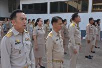 สพป.หนองคาย เขต 1 ดำเนินกิจกรรมเคารพธงชาติ สวดมนต์ไหว้พระพร้อมกล่าวคำปฏิญญาเขตพื้นที่สุจริต วันจันทร์ที่ 23 ธันวาคม พ.ศ. 2562 เวลา 08.00 น. 