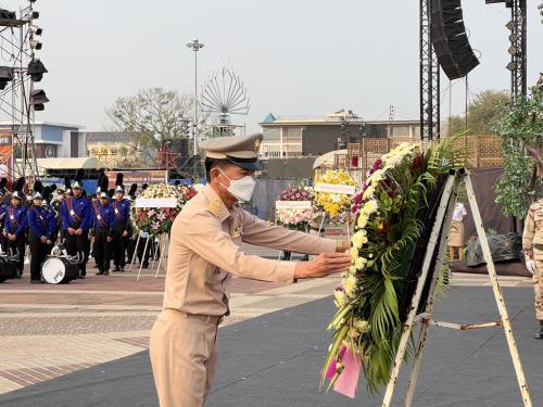 สพป.หนองคาย เขต 1 ร่วมพิธีบวงสรวงและวางพวงมาลาอนุสาวรีย์ปราบฮ่อ จังหวัดหนองคาย 