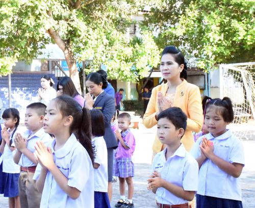 ผอ.สพป.หนองคาย เขต 1 ตรวจเยี่ยมโรงเรียนในสังกัดอำเภอสังคม จังหวัดหนองคาย ในการเปิดภาคเรียน 2/2566 