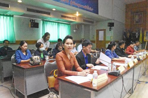 ผอ.สพป.หนองคาย เขต 1 ร่วมประชุมชี้แจงโครงการให้วัคซีน HPV ป้องกันมะเร็งปากมดลูกในหญิงอายุ 11-20 ปี จังหวัดหนองคาย ตามนโยบาย 1 ล้านโดส ภายใน 100 วัน